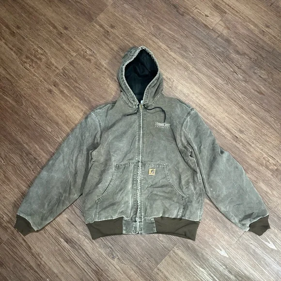 ジャケット・アウター carhatt damage faded traditional jacket Vintage Carhartt Faded Brown Detroit Style Jacket - Etsy